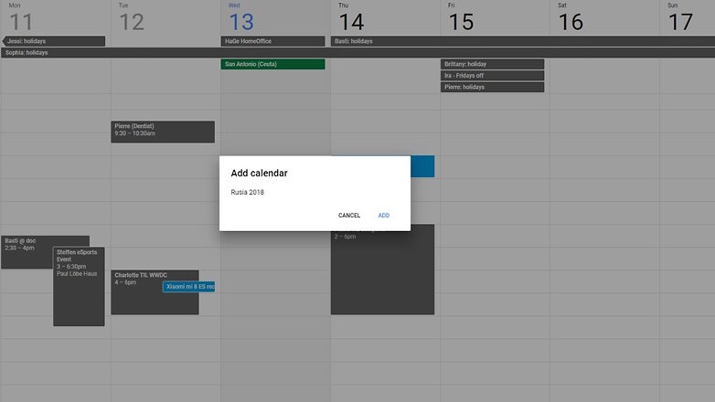 Calendario Mundial