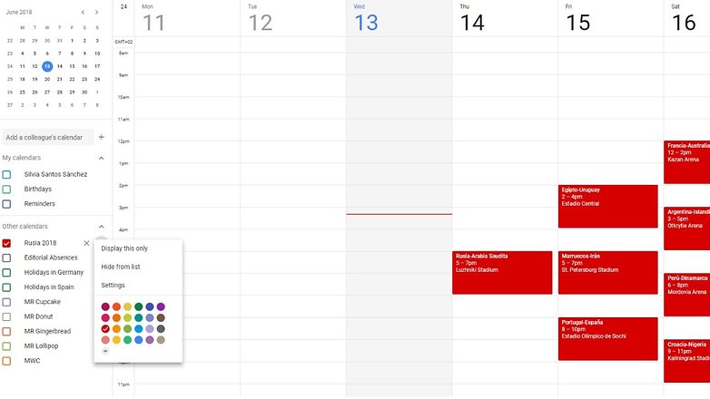 Calendario Mundial 2