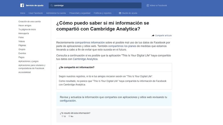 facebook cambridge analytica