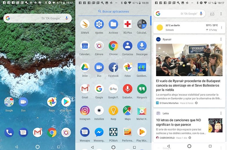 interfaz software bq aquaris x2 pro