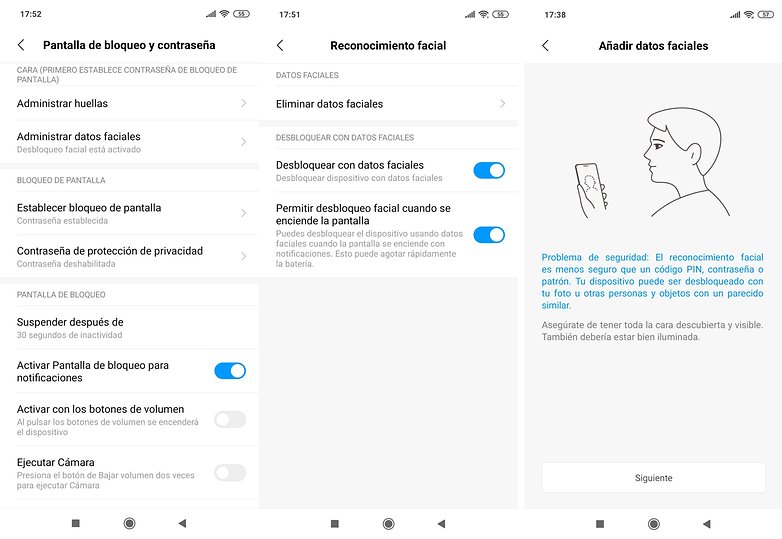 xiaomi mi 8 pro face unlock es