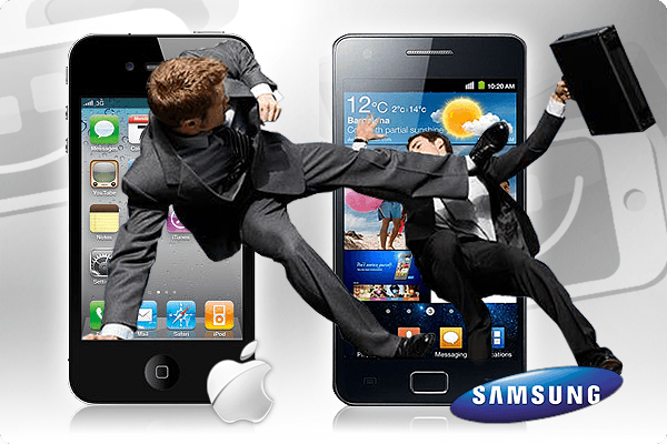 Samsung vs Apple contra patada voladora