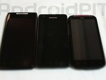 Samsung Galaxy S2 vs. Motorola RAZR vs. HTC Sensation XE