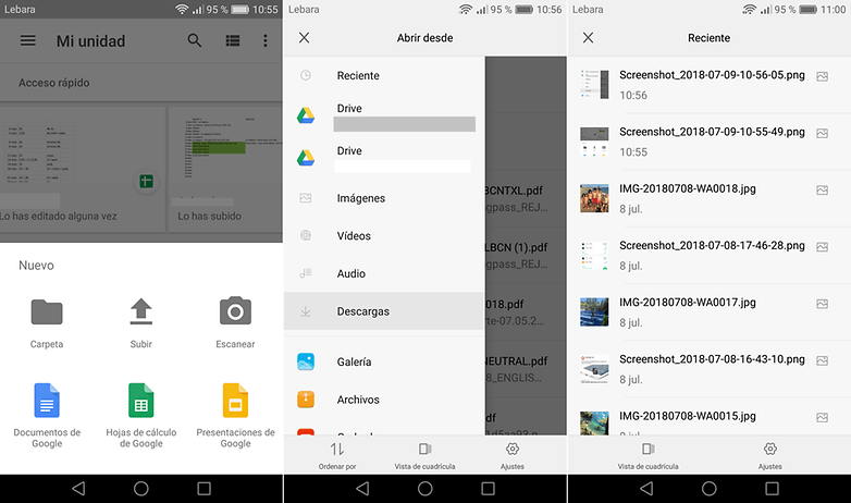 Drive subir archivos