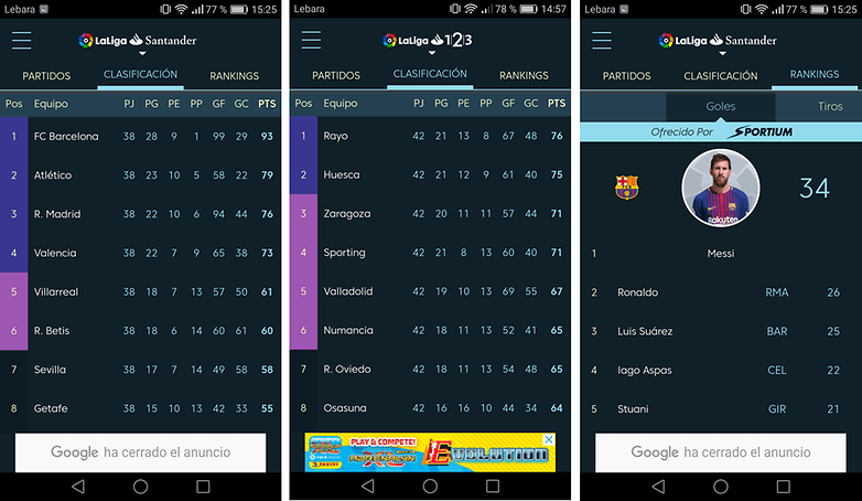 La liga capturas