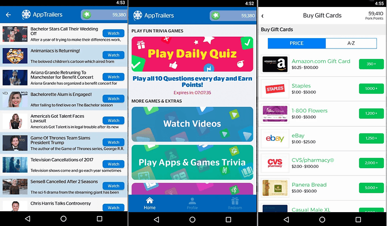 app trailers