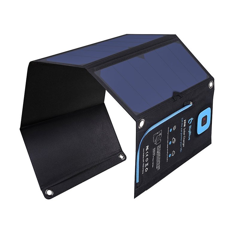 big blue cargador solar
