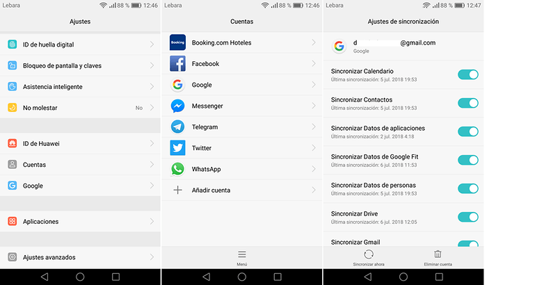 borrar cuenta google