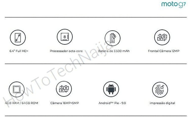 moto g7 especificaciones
