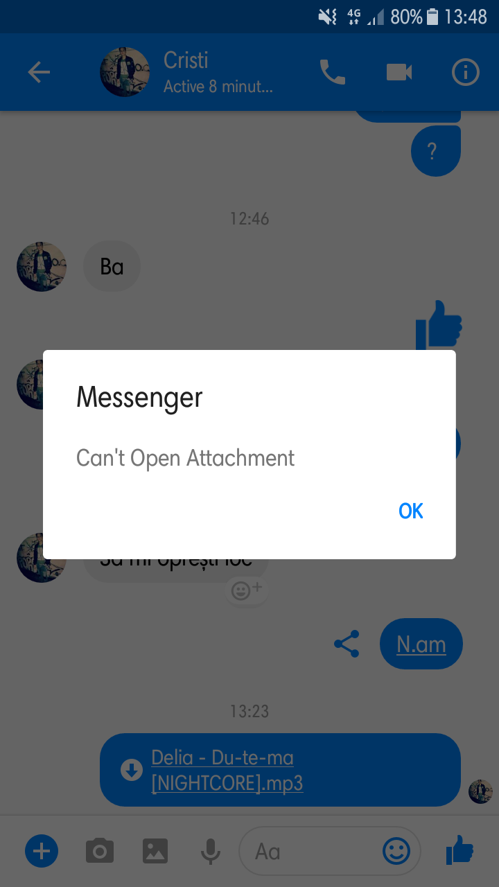 Facebook Messenger Won T Download Mp3 Files Androidpit Forum