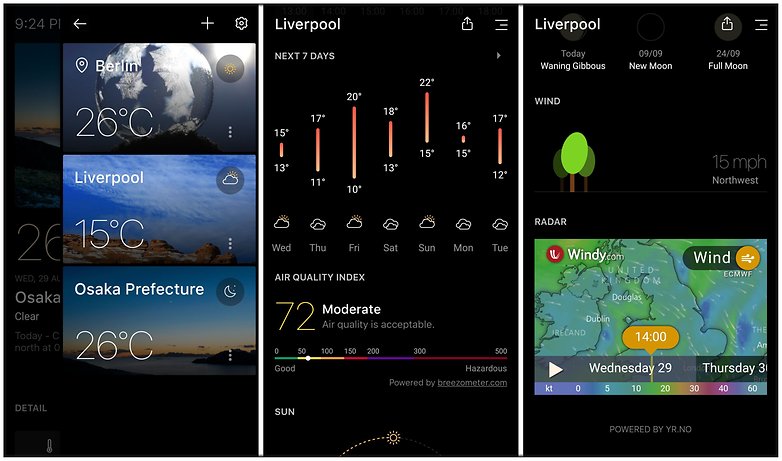 best weather apps 2018