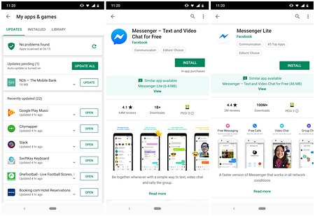messenger on play store