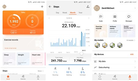 garmin connect huawei health