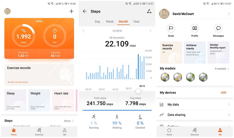 Синхронизация mi fit и huawei health