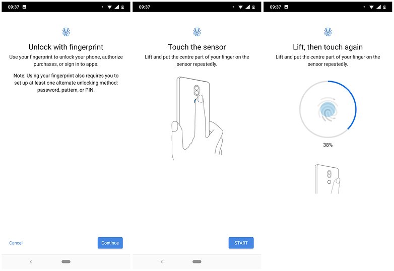 unlock fingerprint