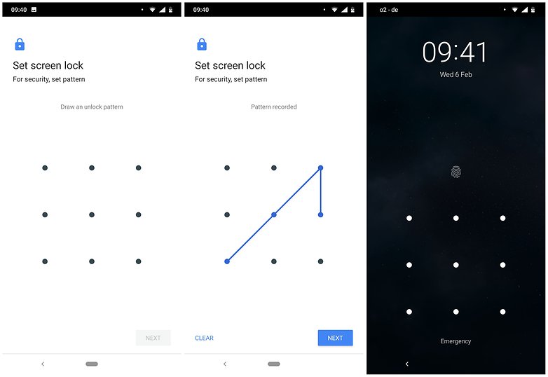 unlock pattern