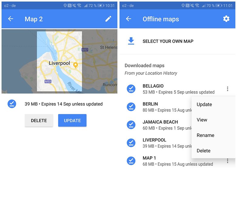 use google maps offline 03