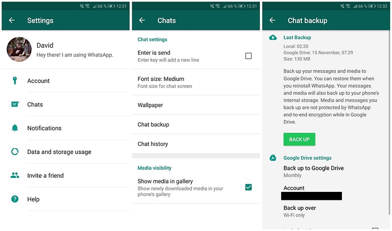 how to open whatsapp when storage is full