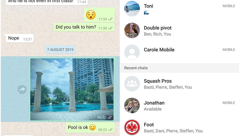 comment transférer un appel sur whatsapp