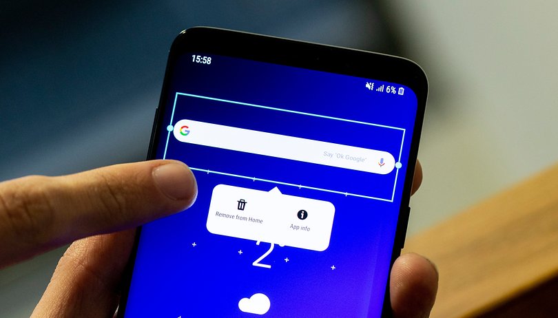 How to remove the Google Search bar from any Android homescreen