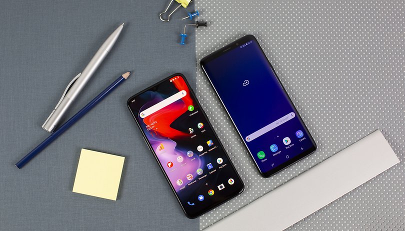 OnePlus 6T vs. Galaxy S9+: ¿cuál es el mejor para ti?
