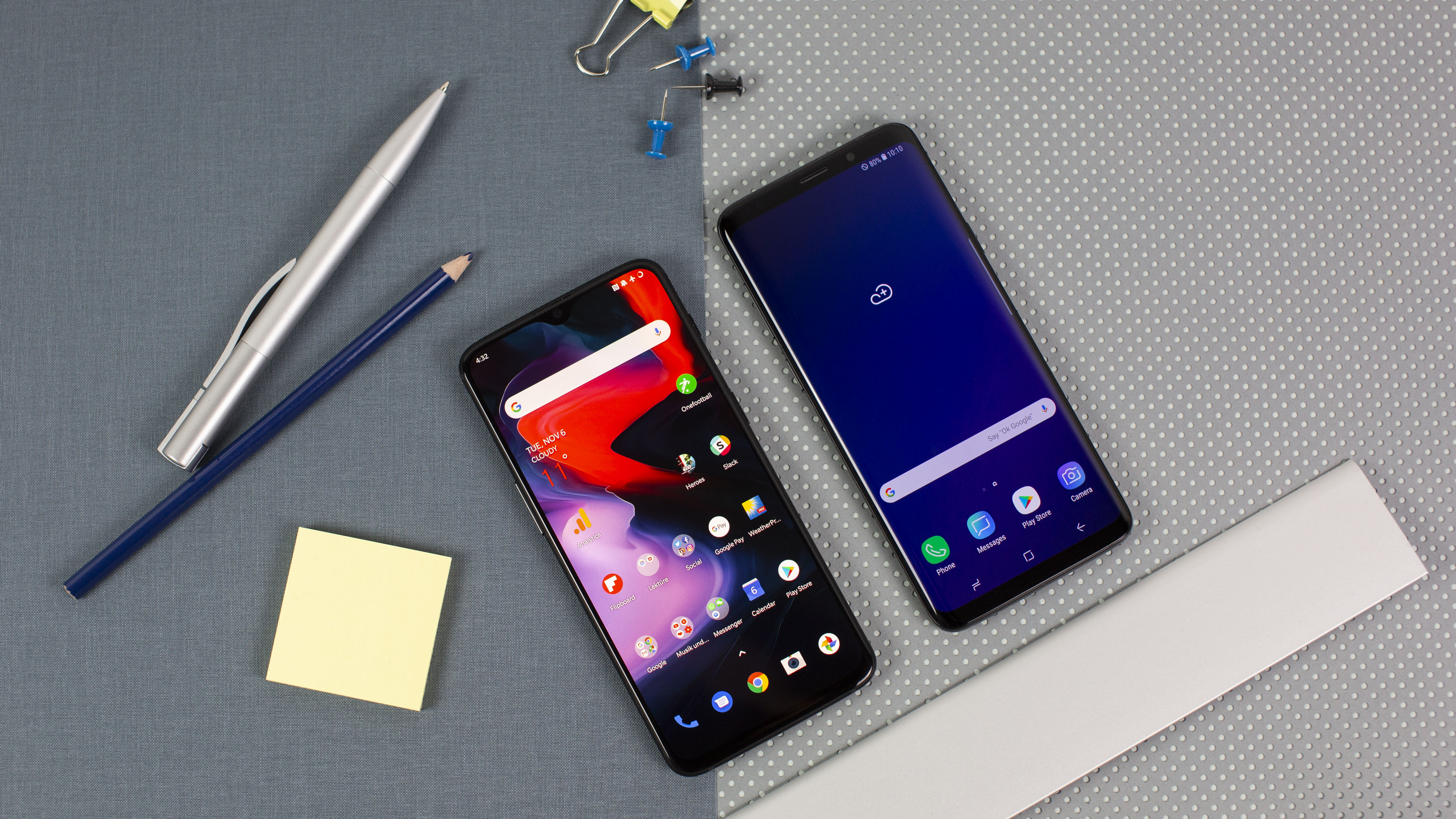 Oneplus 6t Vs Samsung Galaxy S9 Quem é O Verdadeiro Topo De Linha Aqui Nextpit 2213