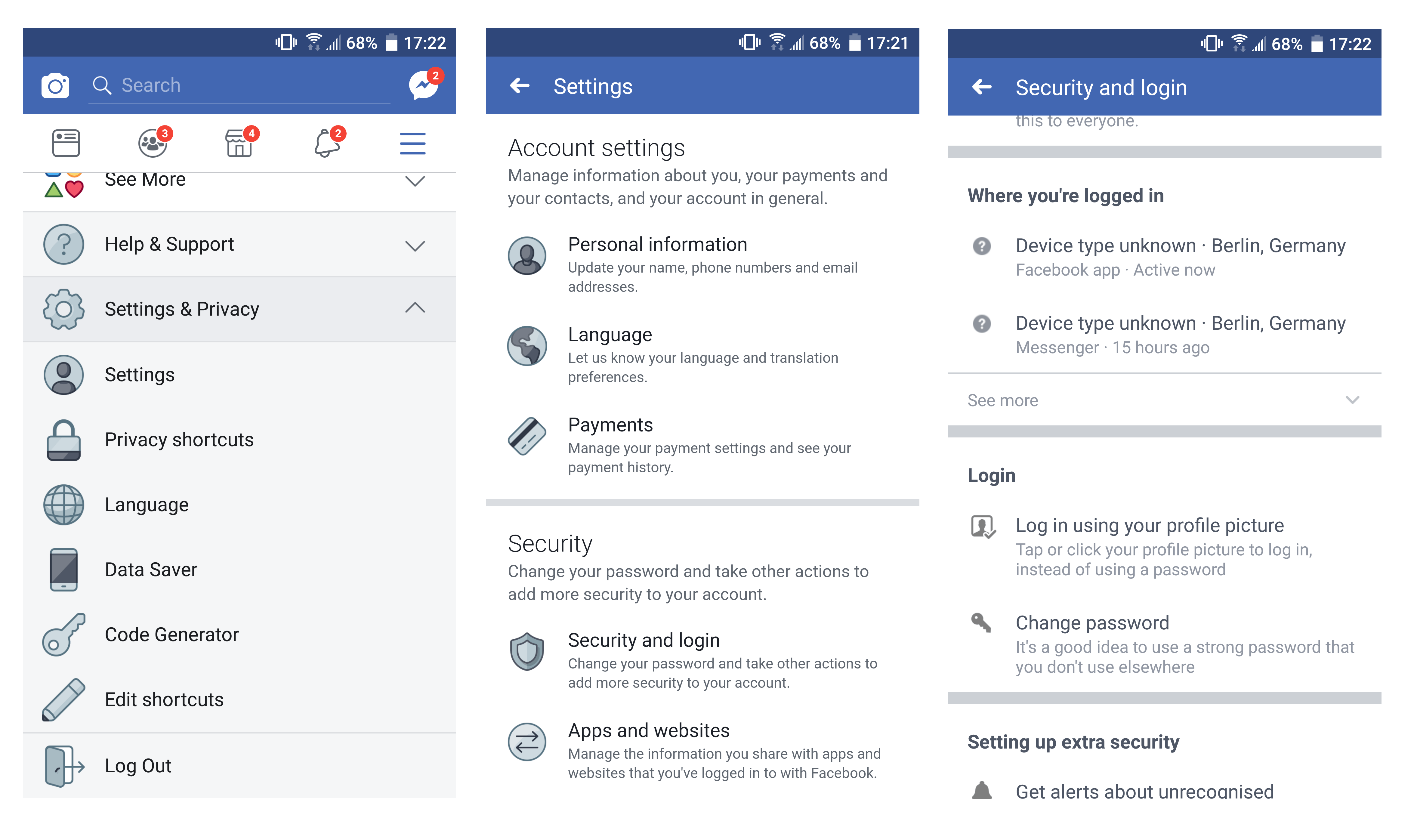 facebook login page open facebook messenger