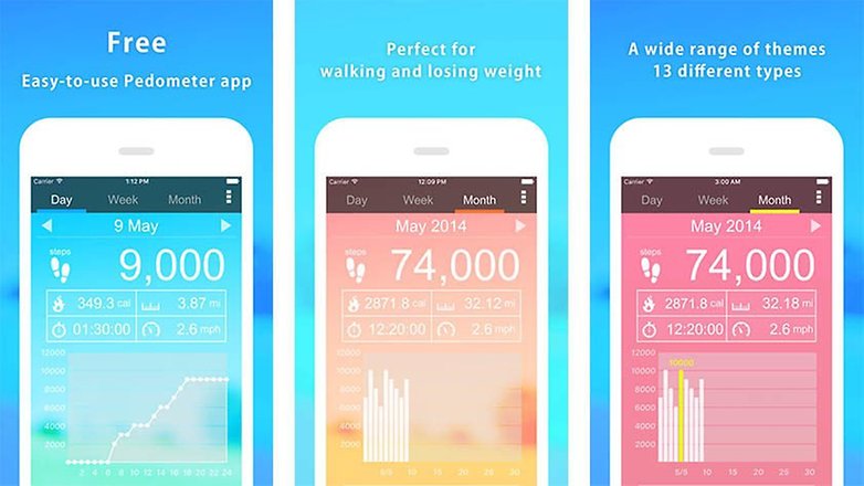 Pedometer app