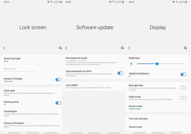Samsung One UI improvement