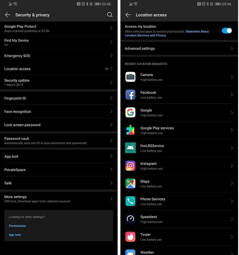 android location services