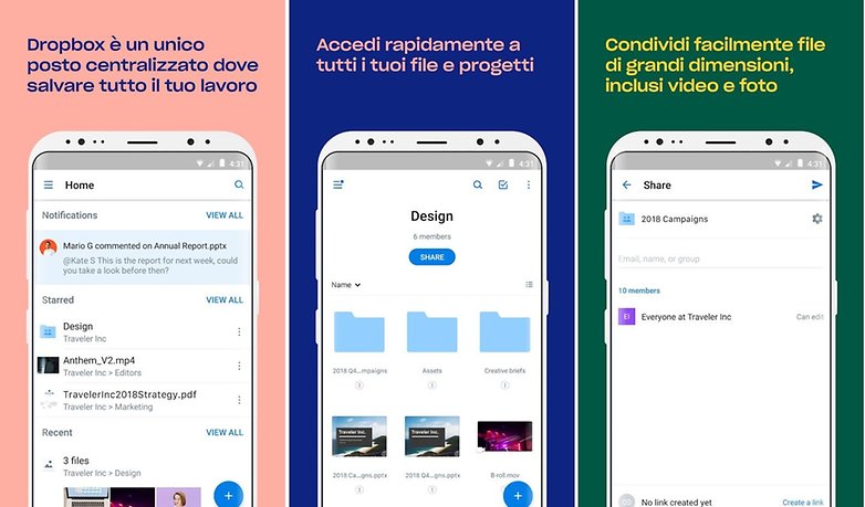 dropbox android app
