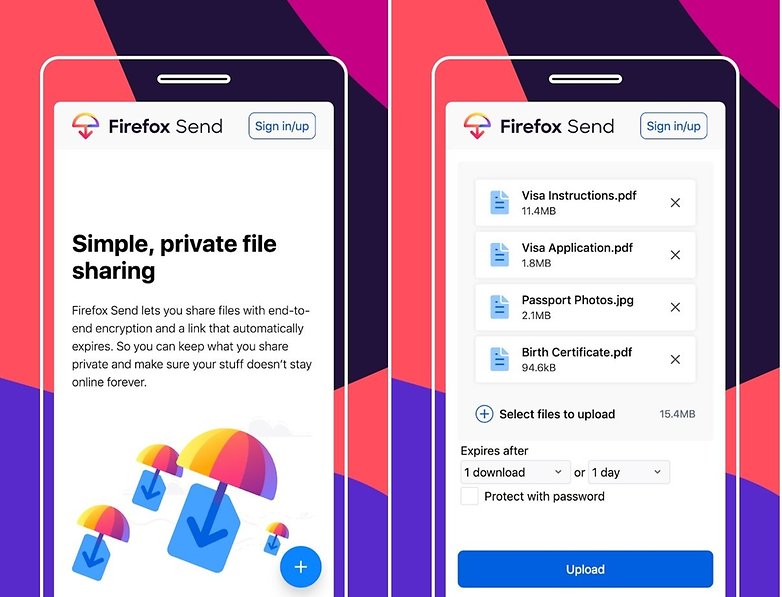 firefox send