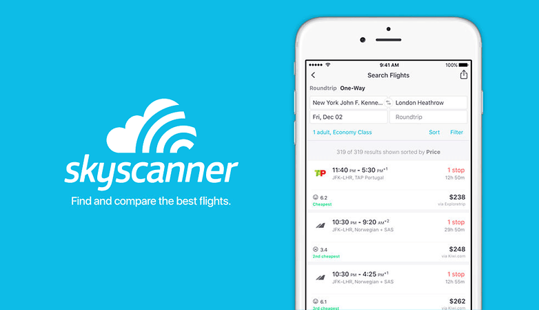 skyscanner app