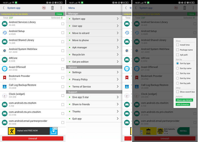 system app unistaller