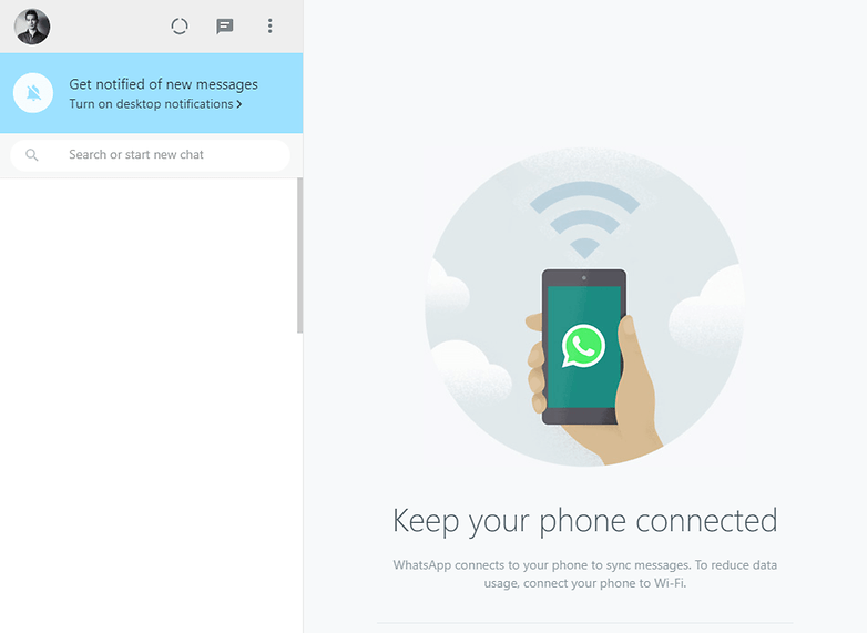 whatsapp web notification