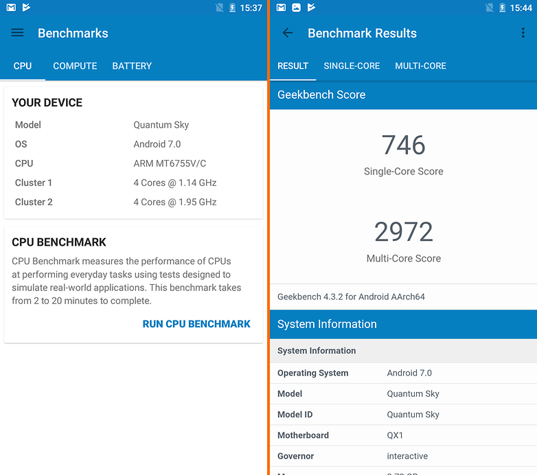 Measure Geekbench