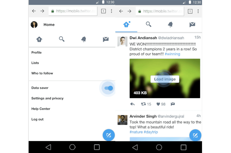 Twitter Lite Composite