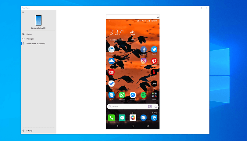 Windows 10 poderá espelhar a tela do Android no PC