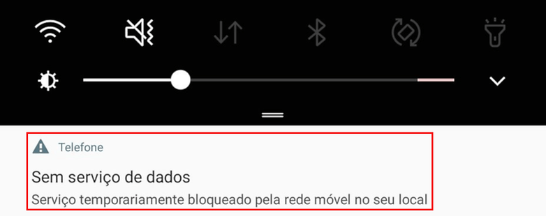 notificacao sem servico