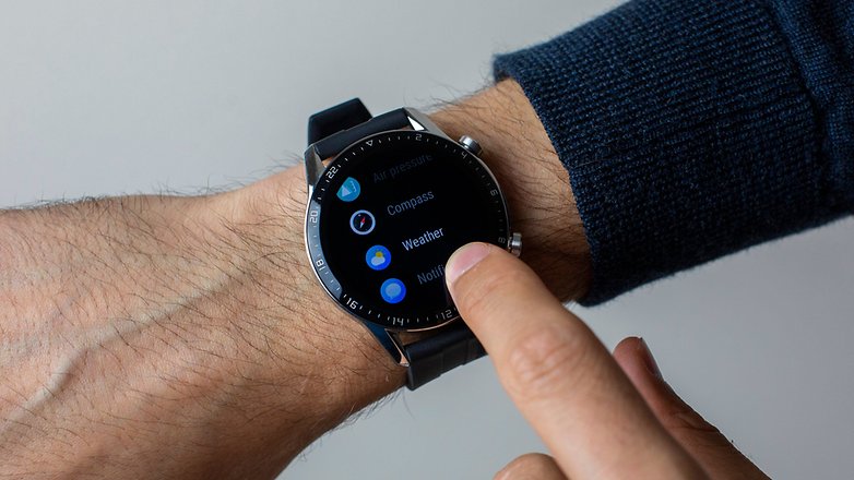 Menú de AndroidPIT Huawei Watch GT2