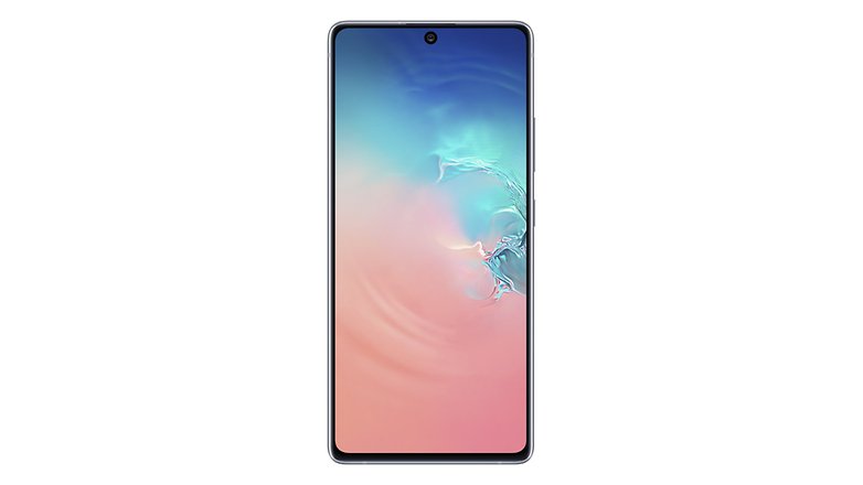 SM G770 GalaxyS10Lite Front PrismWhite