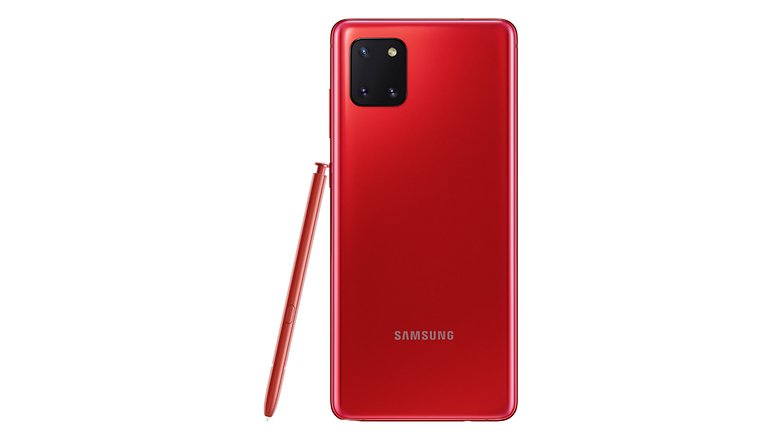 SM N770 GalaxyNote10Lite Back Pen AuraRed