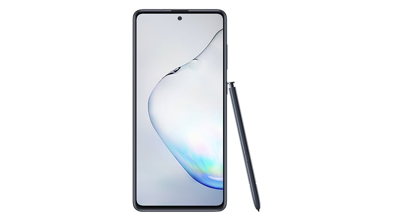 SM N770 GalaxyNote10Lite Front Pen AuraBlack