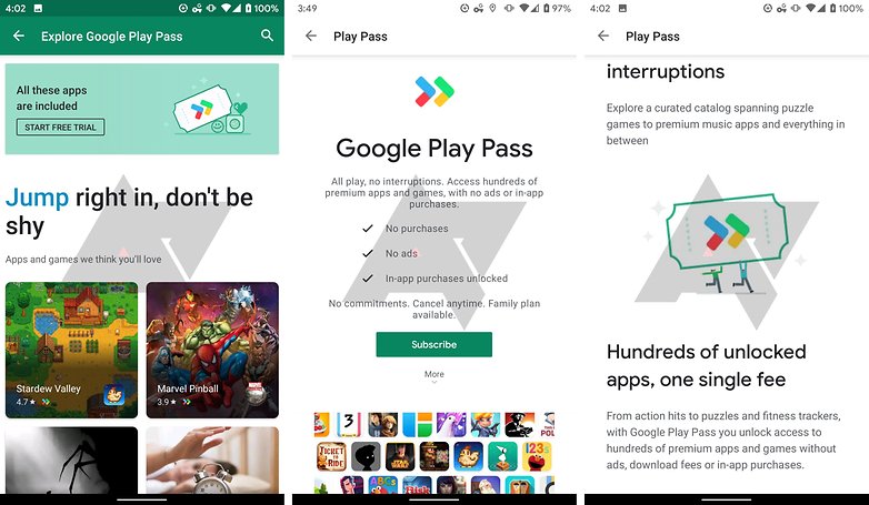 google play pass