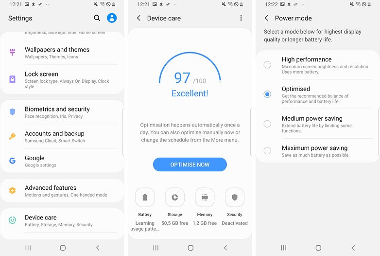s9 devicecare