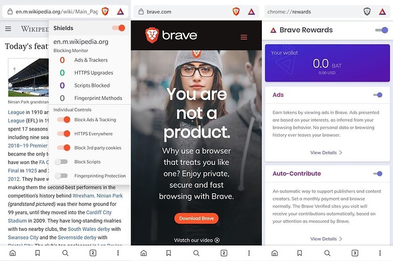 brave browser beta app