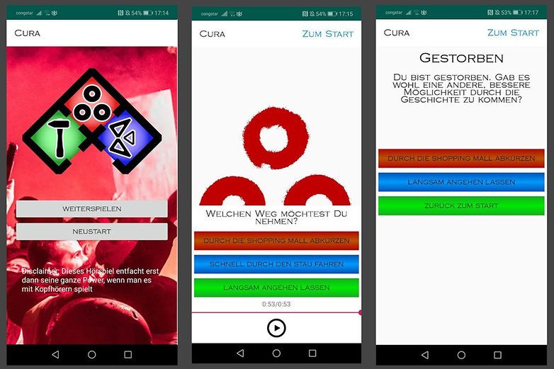 cura interactive radio play app