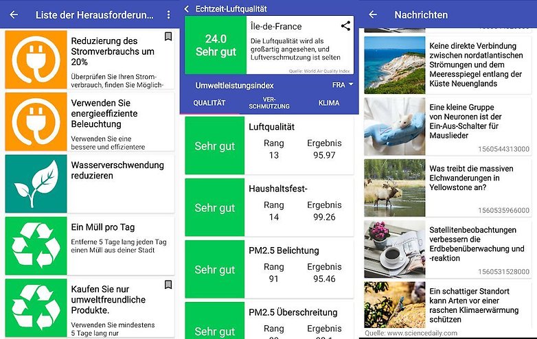 environment challenge app