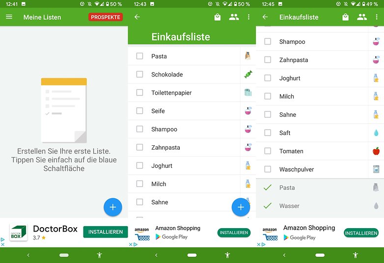 listonic groceries app