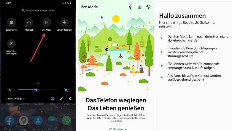 oneplus7t zenmode